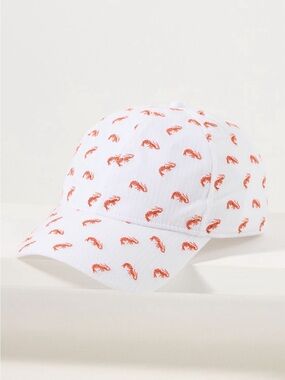 Coney Island Picnic Embroidered Seersucker baseball cap.